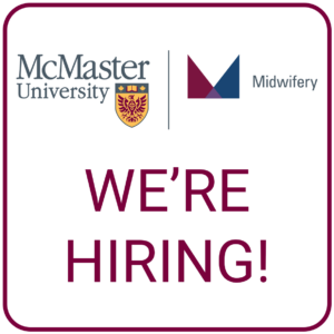 We're Hiring Midwifery Poster